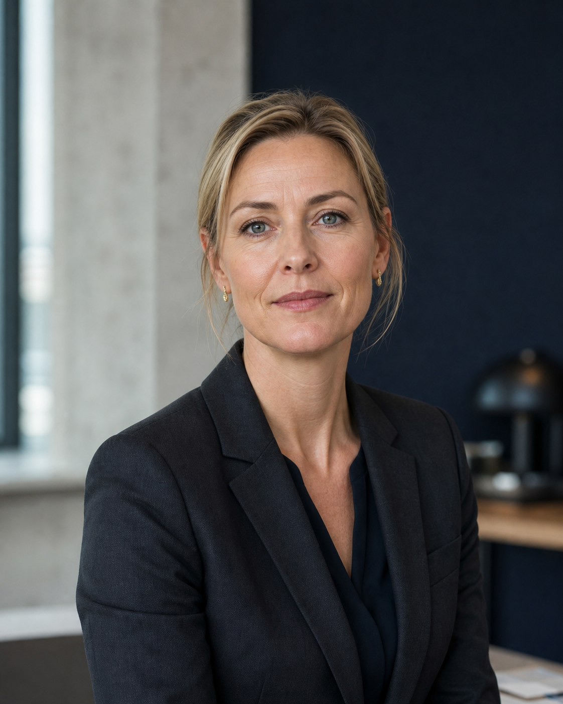 Portrait of Freja Nielsen, Financial Manager